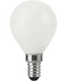 E14 4W dæmpbar LED kronepære - G45, opal glas, 2500K, 310lm