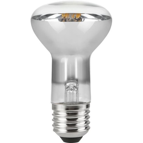 E27 5,5W dæmpbar LED filament pære - R63, 400lm, 2500K, klar glas