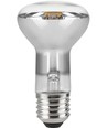 E27 5,5W dæmpbar LED filament pære - R63, 400lm, 2500K, klar glas