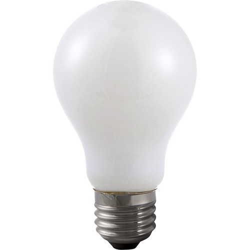 E27 6W dæmpbar LED pære - A60, opal glas, filament, 2500K, 470lm