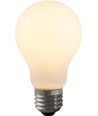 E27 6W dæmpbar LED pære - A60, opal glas, filament, 2500K, 470lm