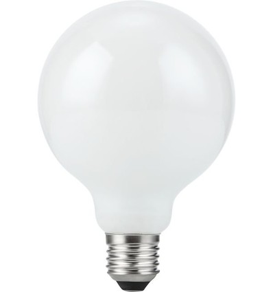 E27 5,5W dæmpbar LED globepære - G95, opal glas, 2500K, filament