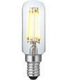 E14 4W dæmpbar LED rørpære - 8,5cm, filament, 2500K, klar glas