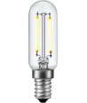 E14 2W dæmpbar LED pære - Filament, 8,5cm, 2500K, klar glas