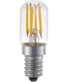 E14 3W dæmpbar LED rørpære - 5,5cm, filament, 2500K, klar glas
