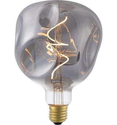 E27 4W XL Flex Mystery LED pære - G125, 100lm, 2200K, Smoke, dæmpbar