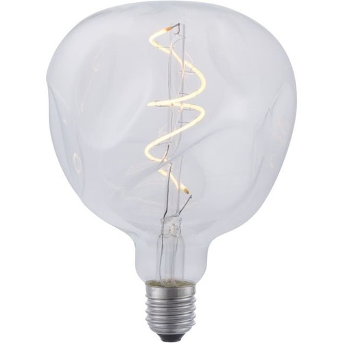 E27 4W XL Flex Mystery LED pære - G125, filament, dæmpbar, 2200K, klar glas