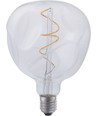 E27 4W XL Flex Mystery LED pære - G125, filament, dæmpbar, 2200K, klar glas