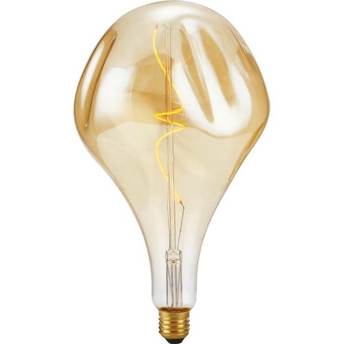 E27 4W XXL Filament LED pære - A165, Mystery, dæmpbar, 2000K, guld glas