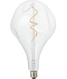 E27 4W XXL Mystery dæmpbar LED pære - A165, 250lm, 2500K, klart glas, filament flex