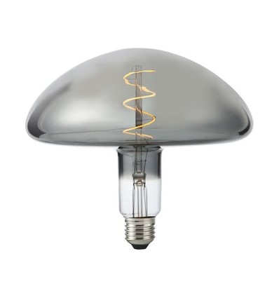E27 4W XL Flex Mush filamentpære - 100lm, dæmpbar, røgfarvet glas, 2200K
