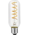 E27 4,5W Filament Flex AX Tube LED pære - 13cm, 2200K, dæmpbar, klart glas