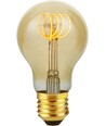 E27 4W dæmpbar LED filament pære - A60, Flex, Gold, 2000K, 210lm