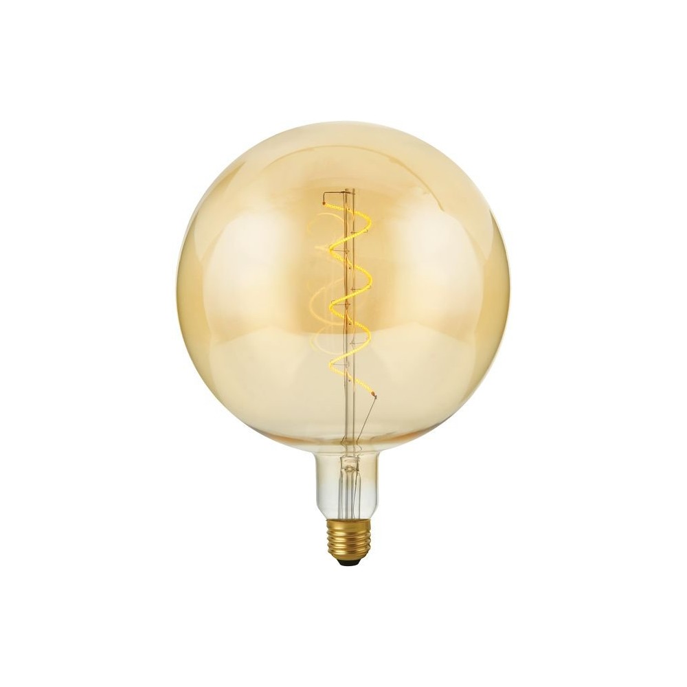 E27 4W XXL Flex G200 filament pære – 250lm, 2000K, dæmpbar, guld glas – Dæmpbar : Dæmpbar, Kulør : Ekstra varm