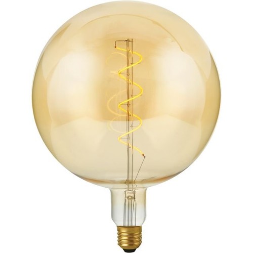 E27 4W XXL Flex G200 filament pære - 250lm, 2000K, dæmpbar, guld glas
