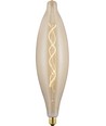 E27 4W XXL Flex filamentpære - 44cm, 2000K, guld glas, dæmpbar