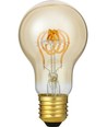 E27 5W 3-trin dæmpbar LED pære - A60, 2200K, Gold, Flex Filament, 460lm