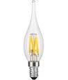 E10 1,5W LED filament mini tip kærtepære - C23, 90lm, 2500K, klar glas