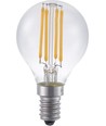E14 4W filament kronepære, 24V - G45, 2200K, klart glas, 270lm