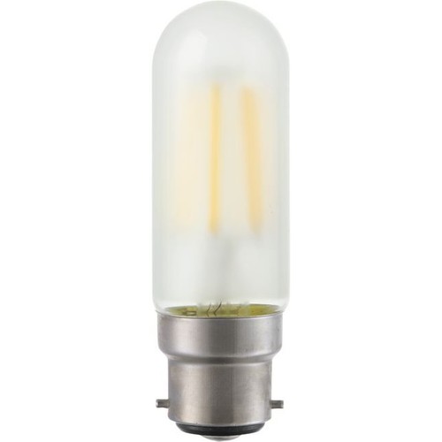 BA22d 5W dæmpbar LED rørpære - 9,5cm, filament, mat glas, 2700K