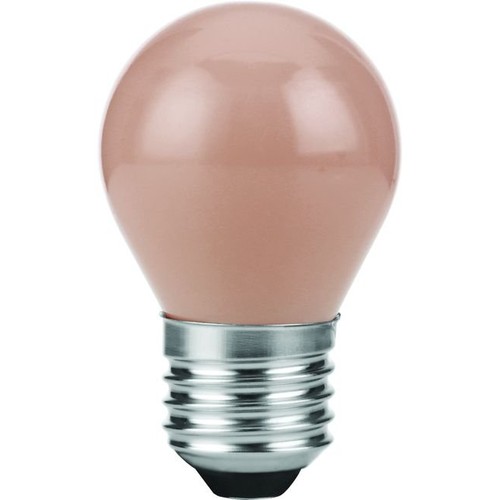 E27 4,5W dæmpbar LED kronepære - G45, Filament, 1800K Flame, 250lm