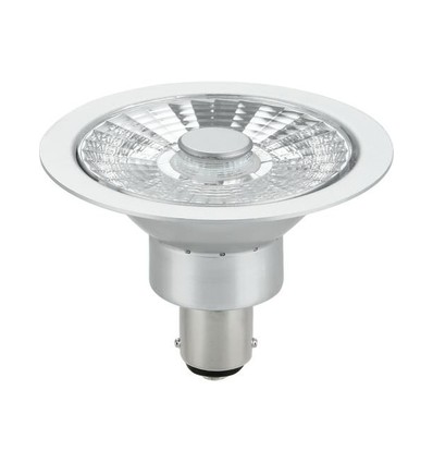 BA15d AR70 8W LED pære, 12V - 480lm, 30°, dæmpbar, varm hvid