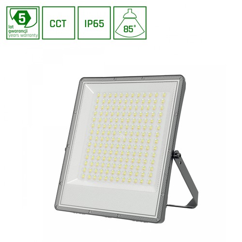 150W NOCTIS MAX CCT projektør - IP65, 3-i-1 CCT, grå, udendørs