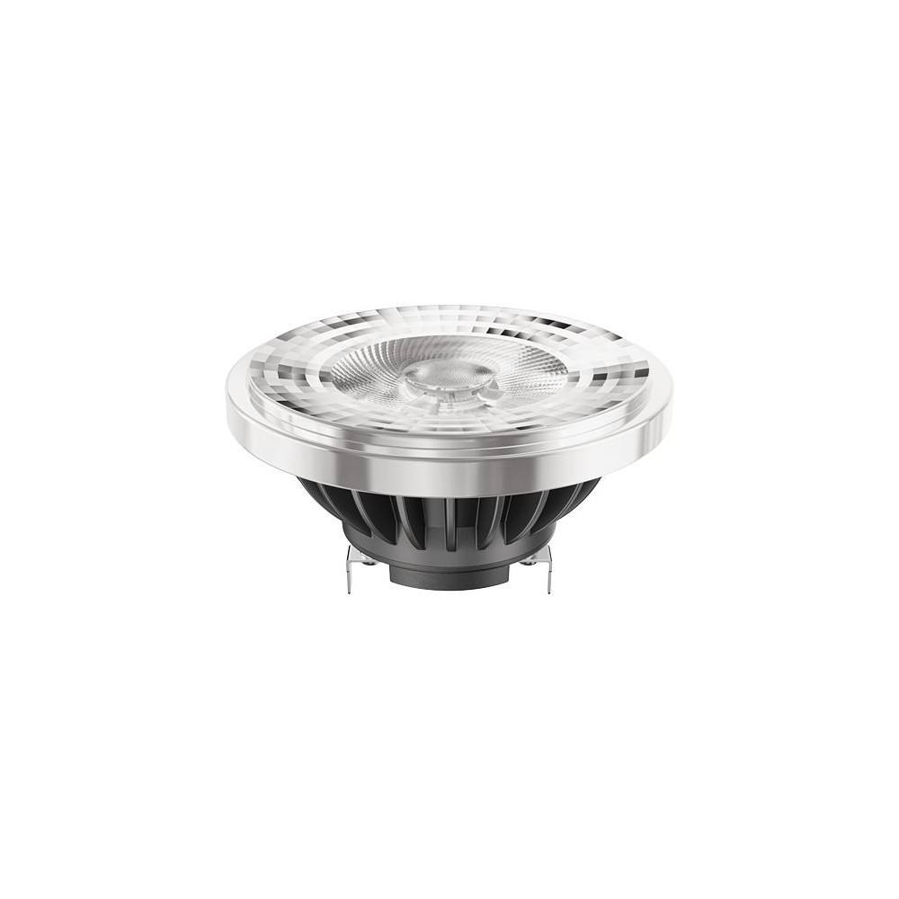 G53 AR111 12W LED pære, 12V – 1290lm, 36°, dæmpbar, varm hvid – Dæmpbar : Dæmpbar, Kulør : Varm