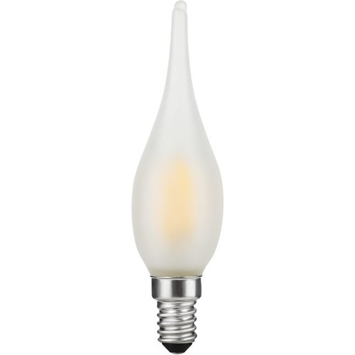 E10 1,5W LED filament kertepære - C23, 90lm, 2500K, mat glas