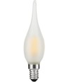E10 1,5W LED filament kertepære - C23, 90lm, 2500K, mat glas