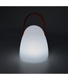Opladelig RGB LED bordlampe Ø12,8cm - Hvid, inkl. fjernbetjening, IP54 udendørs