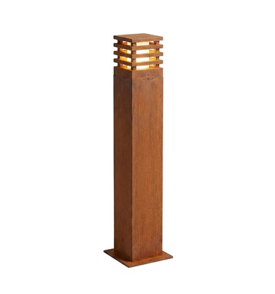 Corten 11W havelampe - 70 cm, IP65 udendørs, inkl. lyskilde