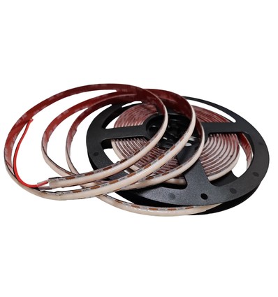 Outlet: 5m COB LED Strip - 5mm klip, 24V 15W/m, 3000K, IP20, Ra90 