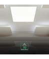 60x60 LED panel, 40W - Højde:33mm, CREE LED, 120lm/W, 6 års garanti, hvid kant