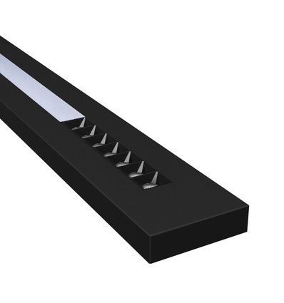 LEDlife 20W/30W/40W WLD PLANK LED loftslampe - 120cm, CCT, 40°, sort, opal glas