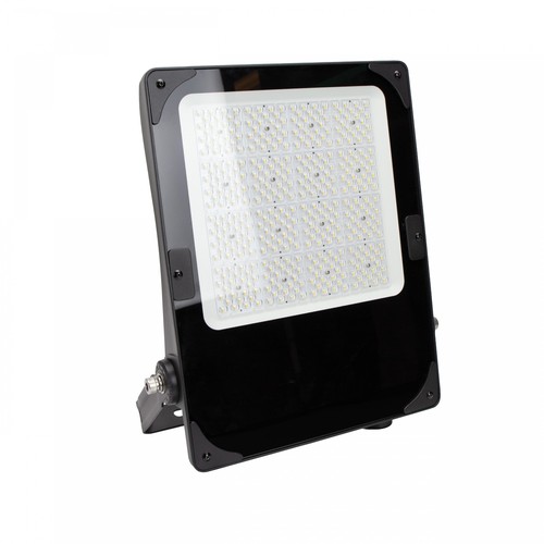 200W LED projektør - IP66, IK08, sort, neutral hvid