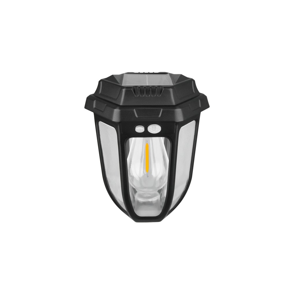 Solara Rustica 1W solcelle havelampe – 2700K, 50cm høj, IP44, sort finish – Dæmpbar : Ikke dæmpbar, Kulør : Varm