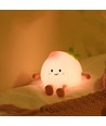 MOCHI fersken natlampe - Silikone, touch dæmpbar, IP20 indendørs