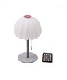 Opladelig RGB LED bordlampe - Hvid, inkl. fjernbetjening, IP20 indendørs