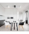 Chloe Duo 2xGU10 loftspot - Rektangulær, aluminium, IP20, uden lyskilde