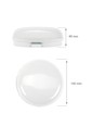8W LED Technic Væglampe - IP54, IK10, Rund, hvid, inkl. lyskilde