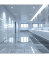 12W 14,5 x 14,5 cm LED indbygningspanel - IP54 udendørs, Hul: 12 x 12 cm, Mål: 14,5 x 14,5 cm