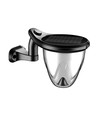 1W Solara Brilo solcelle LED lampe, 3-i-1 - 3.7V, 100lm, CCT, bordlampe, væglampe og spyd, IP44, sort