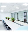 60x60 LED panel, 40W - Højde:32mm, 115lm/W, 5 års garanti, hvid kant