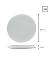 40W Neutral Hvid 230V 115° IP54 Ø485x70 Hvid/Sort Rundt med Sensor