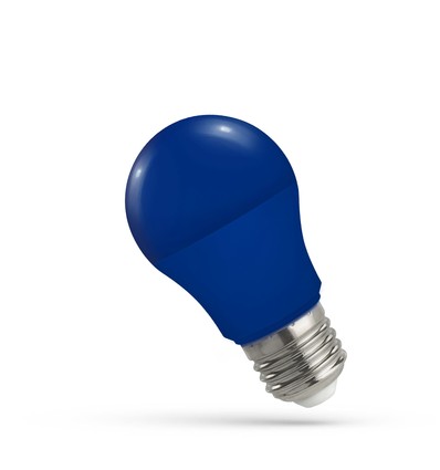 Restsalg: 5W farvet LED pære - A50, blå, 230V, E27