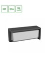 20W Verto Block CCT væglampe - 120lm/W, IP65, sort, justerbar lyskulør, facadebelysning