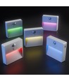 2stk. Genopladelige sensorlamper - Magnet, USB-C, passer til trapper, klædeskab, natlys mm.