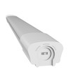 120cm 36W Limea Select komplet LED armatur - 122lm/W, IP65, 3CCT, gennemfortrådet, hvidt kabinet