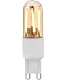 G9 3W dæmpbar LED pære - 6,6cm, 2200K, Gold, filament